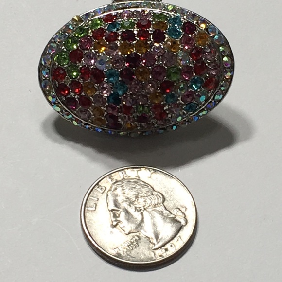 💓Colorful Rhinestone Stretchable Ring - Picture 8 of 8